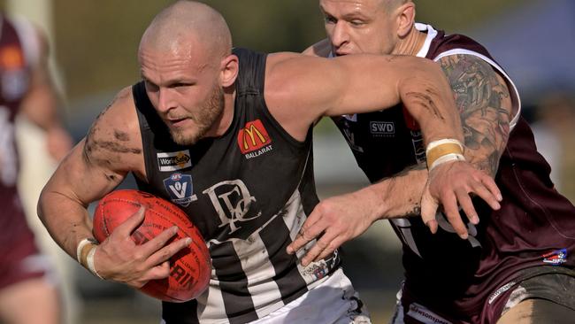 Brett Bewley in action for Darley. Picture: Andy Brownbill