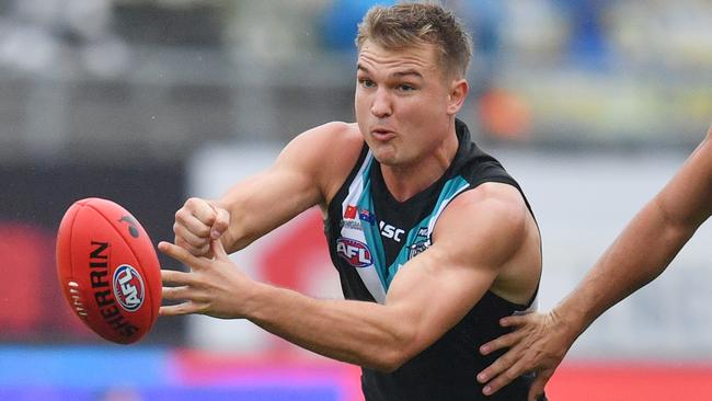 Ollie Wines is ready to sign a new deal with Port Adelaide. Picture: AAP Images