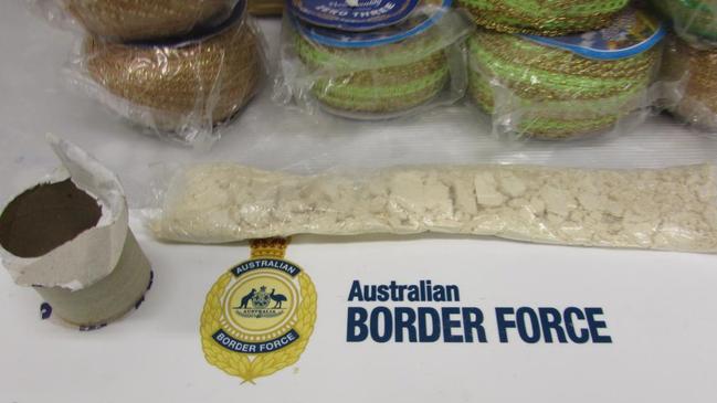 A Queensland Police, Australian Border Force and Australian Federal Police photo of the alleged haul. Photo: QPS