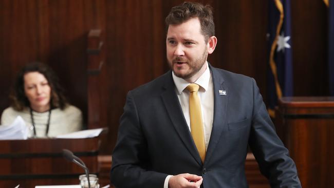 Minister Felix Ellis. Question time in the Tasmanian parliament. Picture: Nikki Davis-Jones