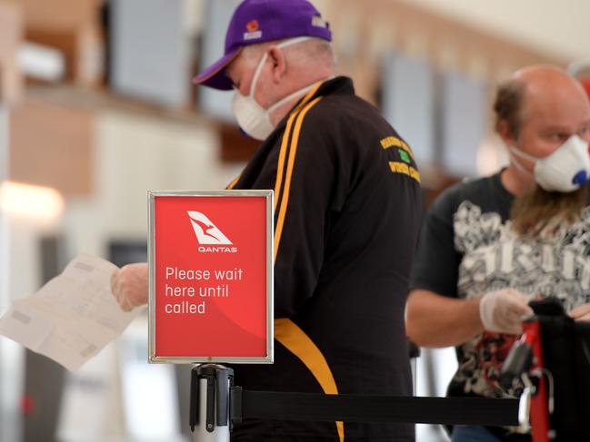 Qantas is still flying from London to get stranded Aussies home. Picture: Getty Images