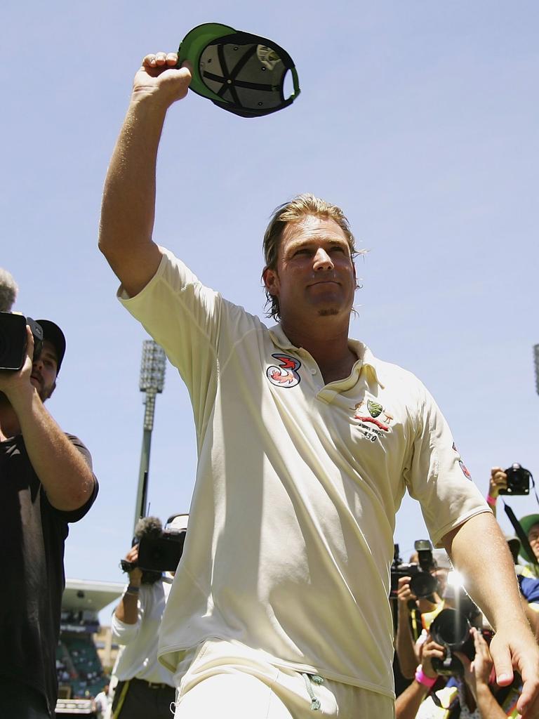 Warnie’s go another one. Photo by Cameron Spencer/Getty Images