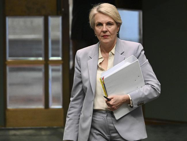 Federal Environment Minister Tanya Plibersek is still considering a review into environmental approvals for salmon faming in Macquarie Harbour. Picture: NCA NewsWire/Martin Ollman