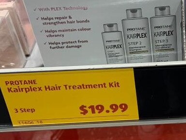 New Aldi beauty range includes Olaplex dupe. Picture: Facebook