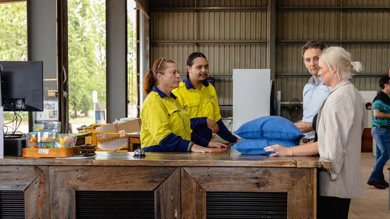 Reviva Reuse Shop in Darwin on its open day. Picture: Pema Tamang Pakhrin