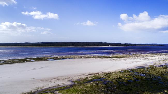 The proposed site of the bridge/ causeway for the Robbins Island wind farm development at Montague. PICTURE CHRIS KIDD