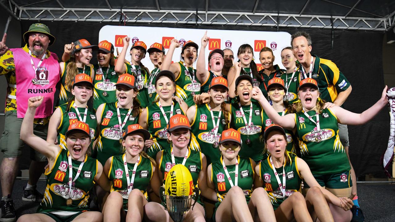 Kenmore Bears won the grand final in the Under 15 Girls Div 3 competition for SEQJ. Picture: Supplied