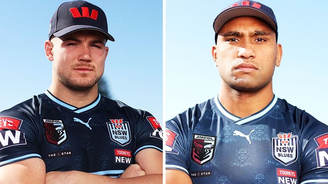 Tevita Pangai Junior and Hudson Young will debut for the Blues. Pic: Getty