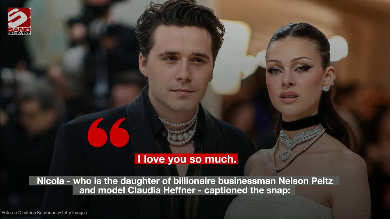 Brooklyn Beckham feels like the 'luckiest guy in the world' to be married to Nicola Peltz