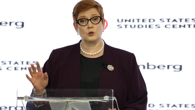 Foreign Minister Marise Payne. Picture: Chris Pavlich