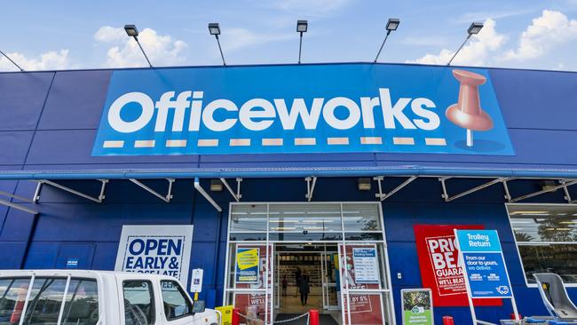 Wesfarmers’ Officeworks chain was busy during the pandemic as many people worked from home.