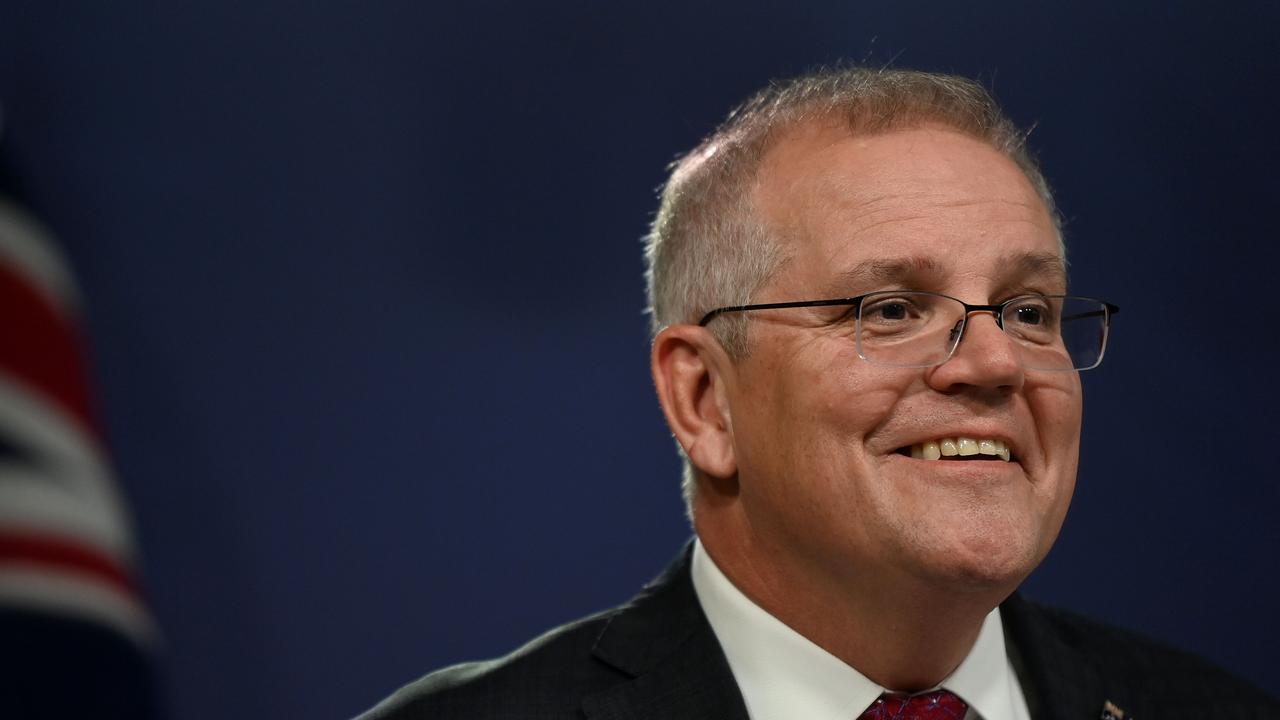 Prime Minister Scott Morrison is investing in a number of programs aimed at helping women who are victims of violence. Picture: NCA NewsWire/Bianca De Marchi