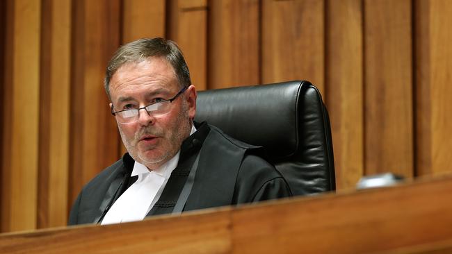 New Supreme Court judge Gregory Geason swearing in ceremony in the Supreme Court in Hobart. Picture: SAM ROSEWARNE.