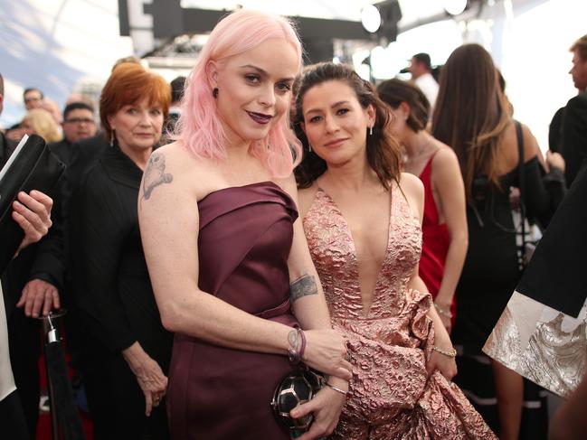 Taryn Manning and Yael Stone attend the 23rd Annual Screen Actors Guild Awards at The Shrine Expo Hall on January 29, 2017 in Los Angeles, California. Picture: Getty