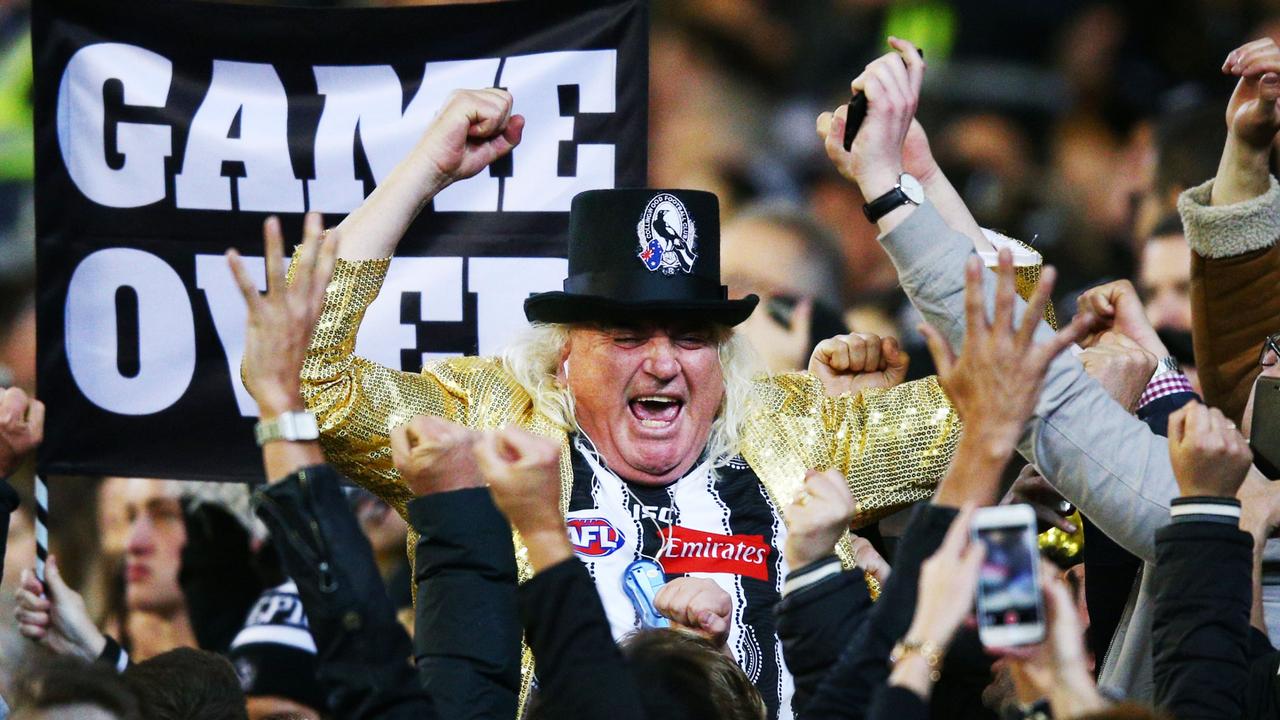 Corfe and his gold jacket. Picture: Michael Dodge/AFL Media/Getty Images