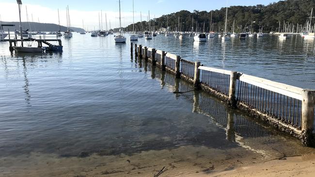 Bayview Baths in 2018. Picture Manly Daily