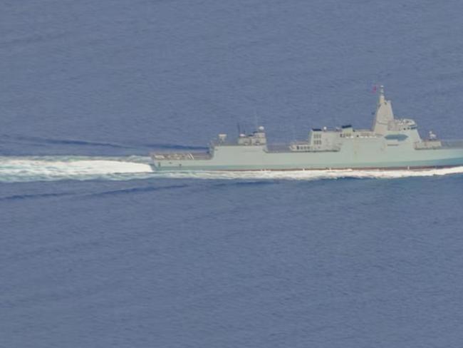 When a Chinese war ship started live fire exercises in the Tasman Sea, the Albanese government was all at sea.