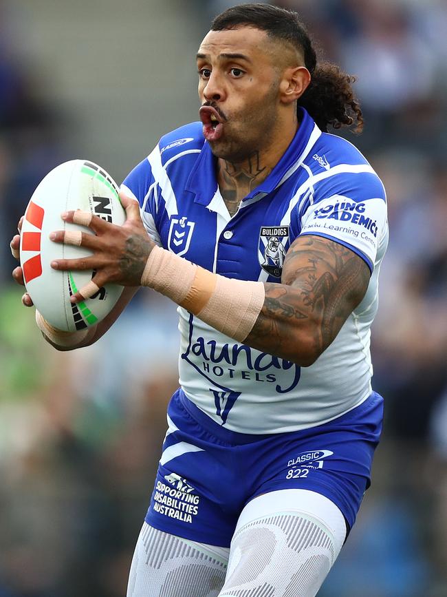 Josh Addo-Carr was sacked by the Canterbury-Bankstown Bulldogs last year after testing positive to cocaine at a roadside test. He denied taking any illicit drugs.