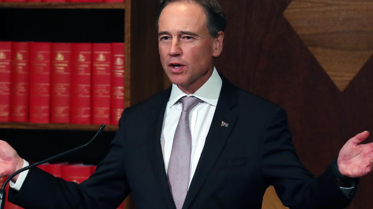 Federal Health Minister Greg Hunt changed the Biosecurity Act to deter Aussies from using the New Zealand travel bubble as an overseas escape route. Picture: David Crosling/NCA NewsWire