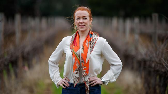 Jennifer Lynch from the McLaren Vale Grape, Wine and Tourism Association. Picture: Matt Turner.