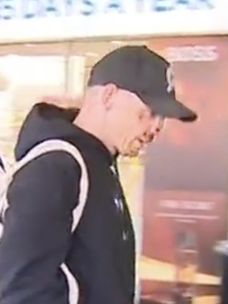 He was kept overnight following the alleged incident. Picture: Nine News