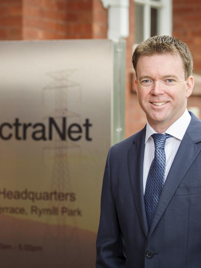 Electranet chief executive Steve Masters said the step would strengthen the electricity grid. Picture: Electranet