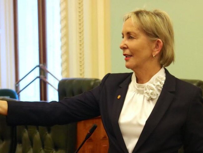 Mudgeeraba MP Ros Bates at state parliament.