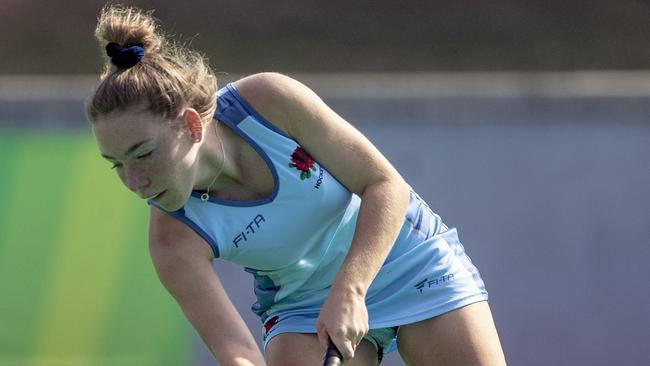 NSW hockey player Kendelle Tait is one of the yung guns competing at the championships.