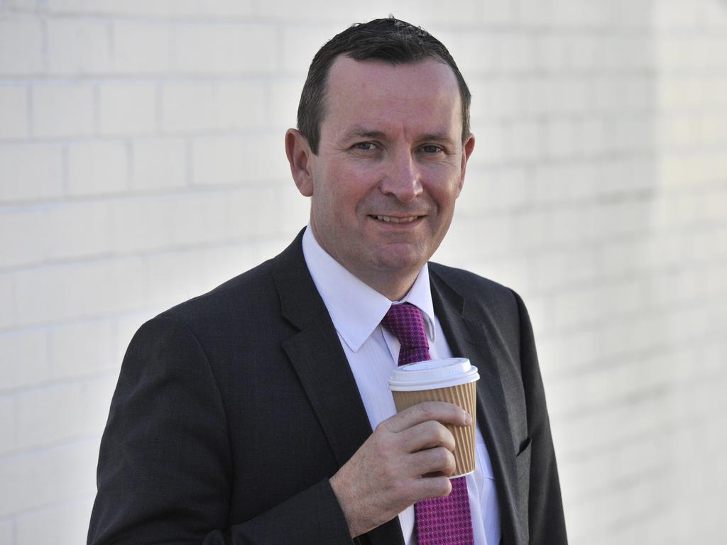 Even during his days in opposition, Mark McGowan always enjoyed a coffee.