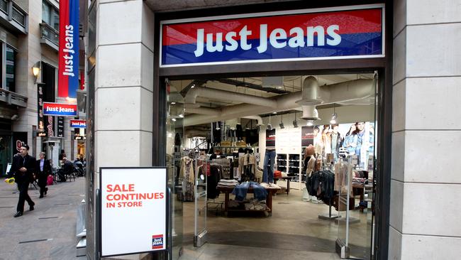 Premier Investments, whose chains include Just Jeans, is encountering challenging trading conditions.