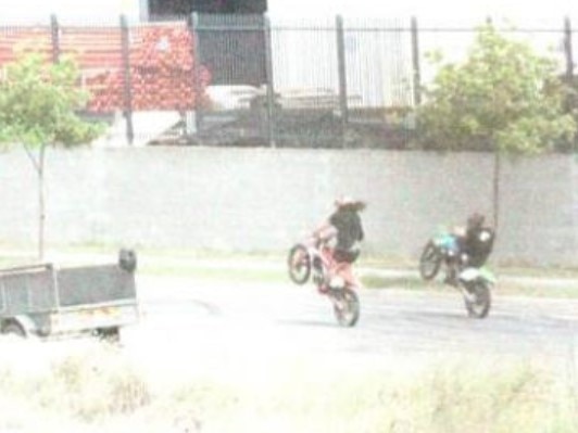 Springfield Police were able to charge three unregistered trail bike riders thanks to footage.