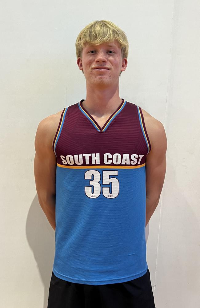 South Coast Basketball 16 years boys. Pictured: Mason Christiansen