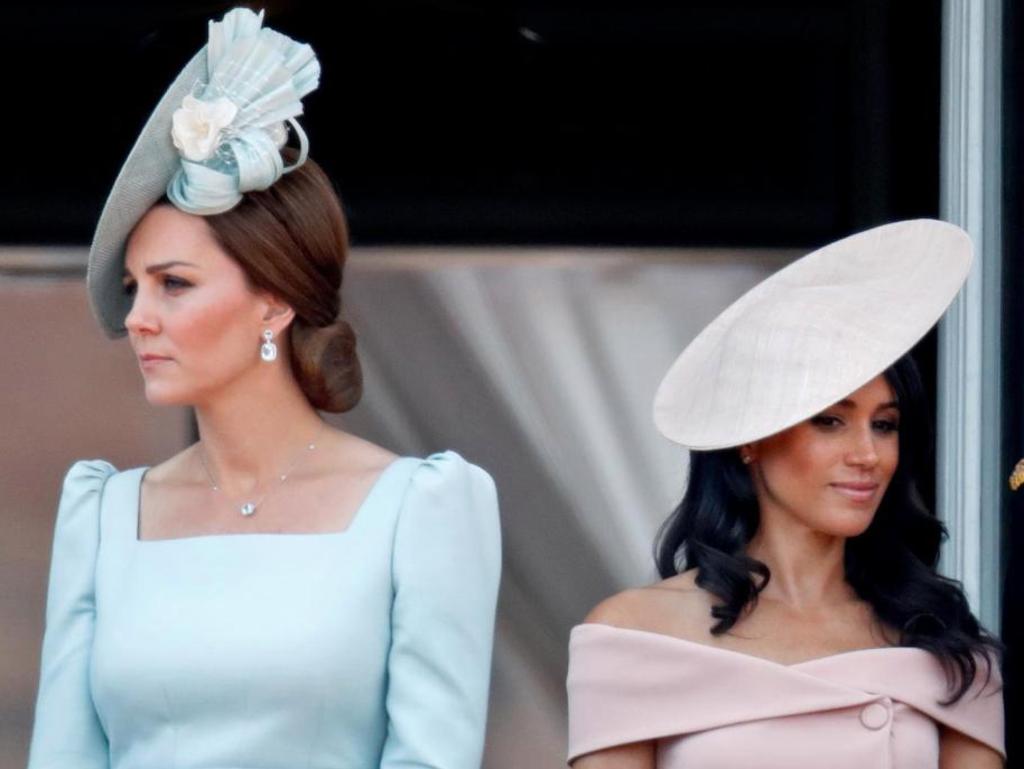 Rumours of a frosty relationship between Kate Middleton and Meghan Markle have been circulating for months. Picture: Supplied