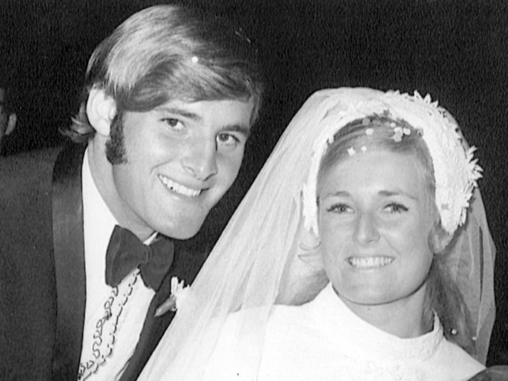 Chris and Lynette Dawson on their wedding day.