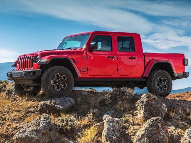 EMBARGO FOR TWAM 15 APRIL 2023. FEE MAY APPLY. Jeep Gladiator Rubicon. Photo: Supplied2020 JeepÃÂ® Gladiator Rubicon