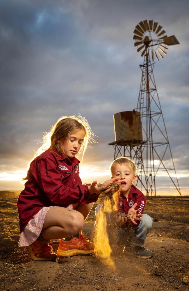 Families are buying drinking water in Victoria’s driest regions. Picture: Mark Stewart