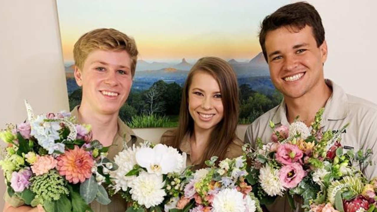 Bindi joked that little brother Robert Irwin, 16, crashed the most romantic part of her ‘honeymoon’ with Chandler Powell. Picture: Instagram.