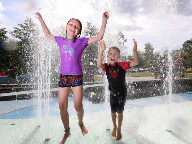  Seville Water Park is quick way to keep the kids cool over summer. Picture: Alex Coppel.