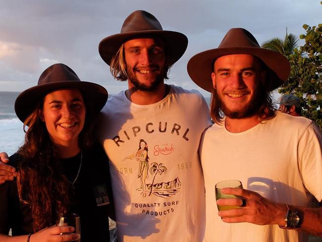 Mikey Wright (right) with brother Owen and sister Tyler.