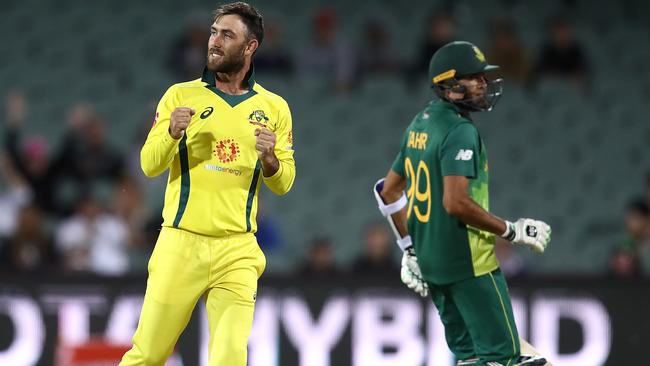 No longer a lock for the World Cup... Glenn Maxwell was once an ODI mainstay. Picture: Getty