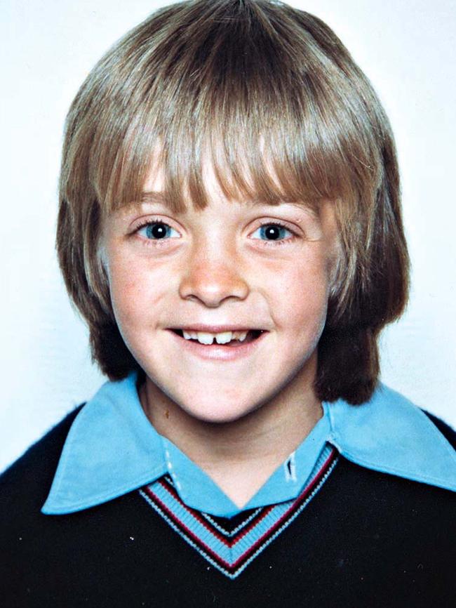 Corey as a boy.
