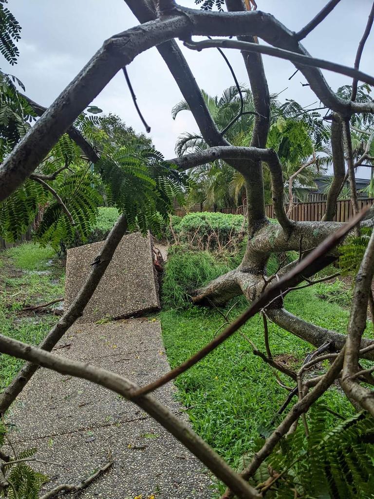 Storm damage at Narangba. Picture: Charmaine Dillon-Smith