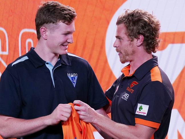 The Giants went into the draft night of 2019 confident they would match whatever bid came Tom Green’s way. Picture: AAP Image/Michael Dodge