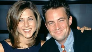 Jennifer Aniston with Matthew Perry. Picture: Supplied
