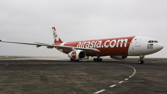 An AirAsia X A330 aircraft touches down at Sydney Airport. Picture: Supplied