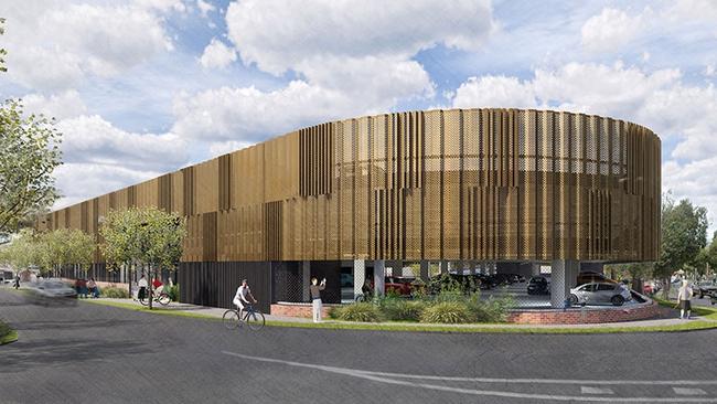 An artist’s impression of Croydon’s new $18m multideck carpark, which is tipped to open next month. Picture: Maroondah Council.