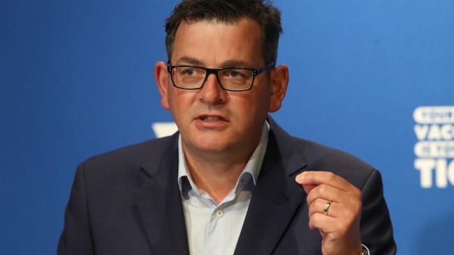Dan Andrews says surveillance testing is about shutting down chains of transmission. Picture: NCA NewsWire / David Crosling