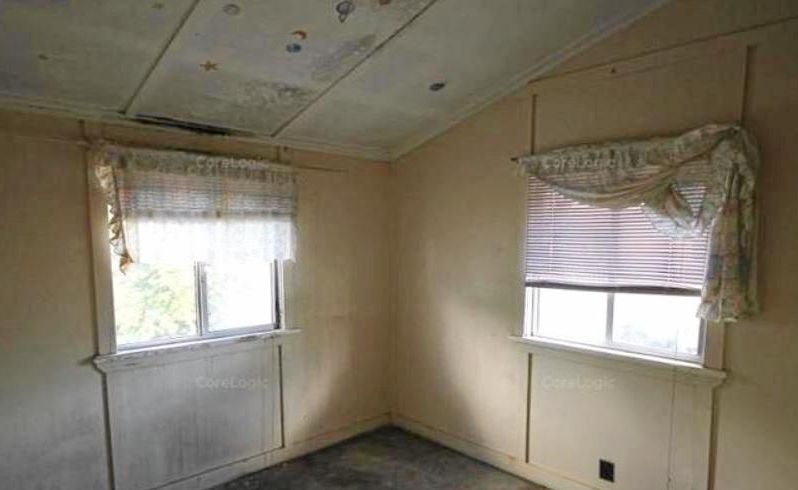 The inside of the deteriorating McKean St home. Picture: Shayla Bulloch