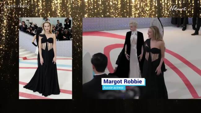 Margot Robbie Wore Cindy Crawford's Dress to the Met Gala