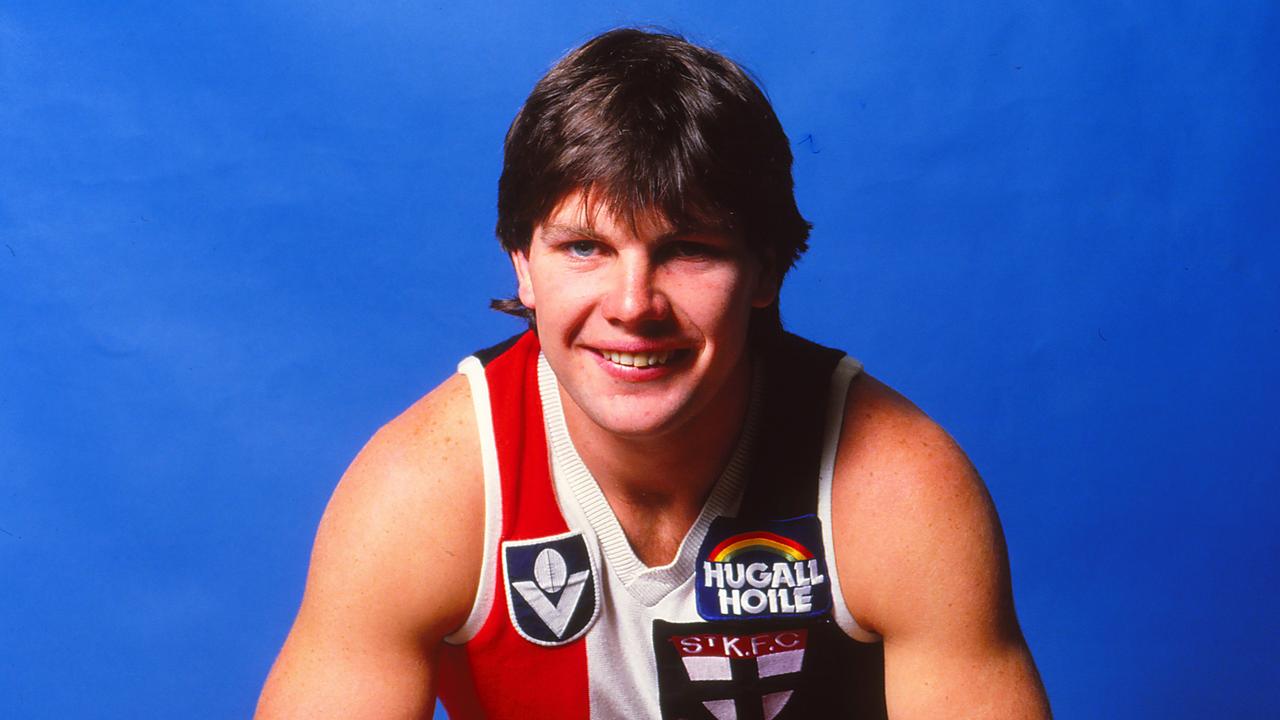 St Kilda champion Danny Frawley’s family donated his brain to the Brain Bank. Picture: Getty Images